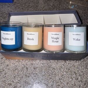 Brooklinen AM-PM 4 PCK Scented Candle Box